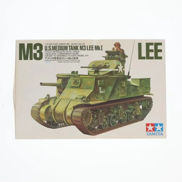 『中古即納』{PTM} ミリタリーミニチュアシリーズ No.39 1/35 アメリカ陸軍 M3リーMk.I 戦車 プラモデル(35039) タミヤ(19991231)