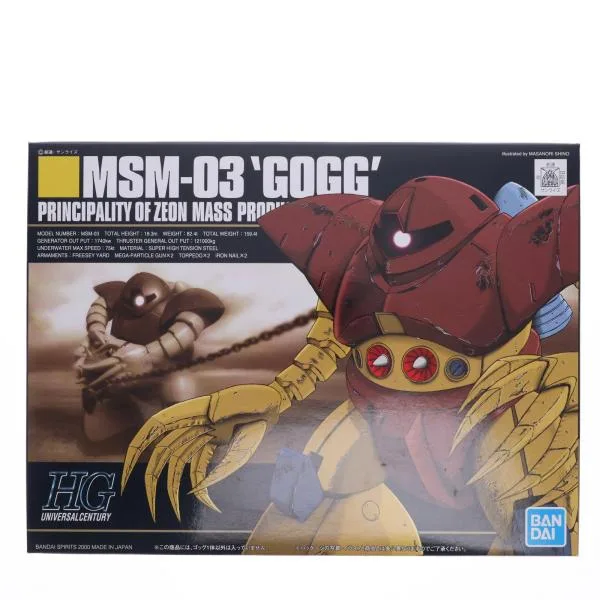 『中古即納』{PTM} HGUC 1/144 MSM-03 ゴッグ 機動戦士ガンダム プラモデル バンダイスピリッツ(20210616)
