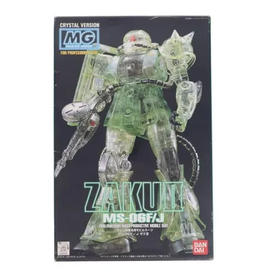 『中古即納』{PTM} MG 1/100 MS-06F/J ザクII クリスタルバージョン 機動戦士ガンダム プラモデル(0055161) バンダイ(19961031)