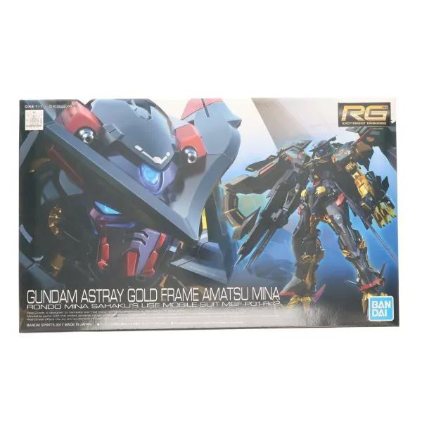 『中古即納』{PTM} (再販) RG 1/144 MBF-P01-Re2 ガンダムアストレイ ゴールドフレーム天ミナ ガンダムSEED ASTRAY プラモデル バンダイスピリッツ(20251217)