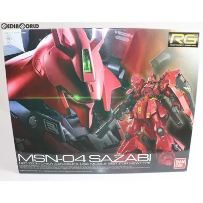 『中古即納』{PTM} RG 1/144 MSN-04 サザビー 機動戦士ガンダム 逆襲のシャア プラモデル(0230363) バンダイ(20180811)