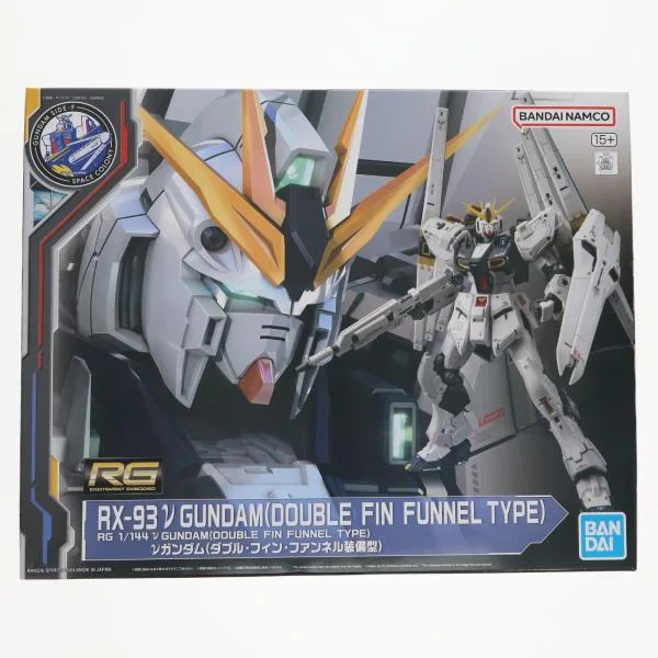 『中古即納』{PTM} GUNDAM SIDE-F限定 RG 1/144 νガンダム(ダブル・フィン・ファンネル装備型) 逆襲のシャア プラモデル バンダイスピリッツ(20241221)