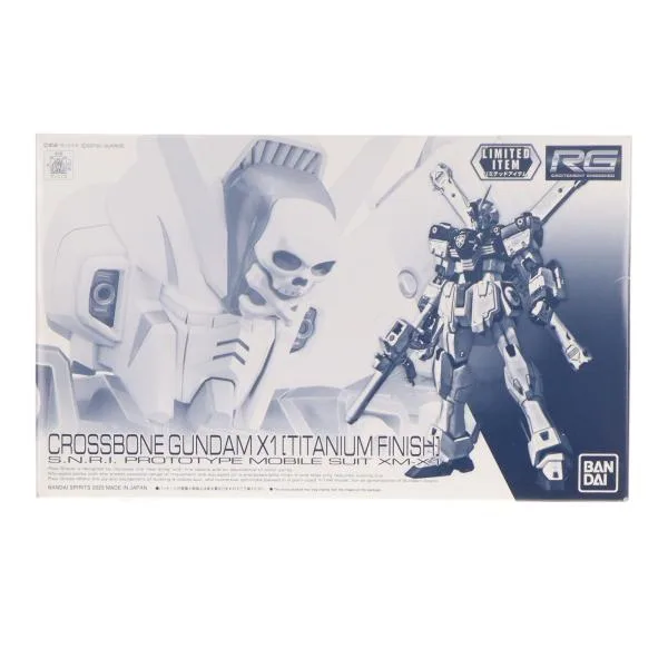 『中古即納』{PTM} RG 1/144 XM-X1 クロスボーン・ガンダムX1 チタニウムフィニッシュ プラモデル GUNPLA EXPO TOKYO 2020開催記念 プレバン限定(20201112)