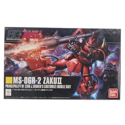 『中古即納』{PTM} HGUC 1/144 MS-06R-2 ジョニー・ライデン専用ザク 機動戦士ガンダム MSV プラモデル(0186562) バンダイ(20200430)