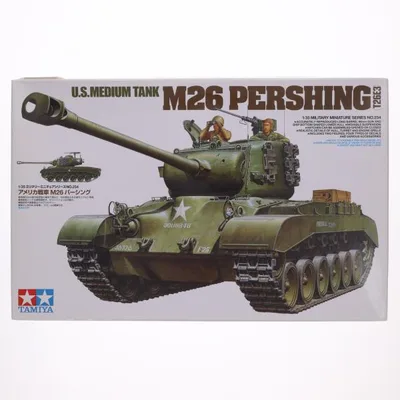 『中古即納』{PTM} ミリタリーミニチュアシリーズ 1/35 MM アメリカ戦車 M26パーシング プラモデル(35254) タミヤ(19991231)