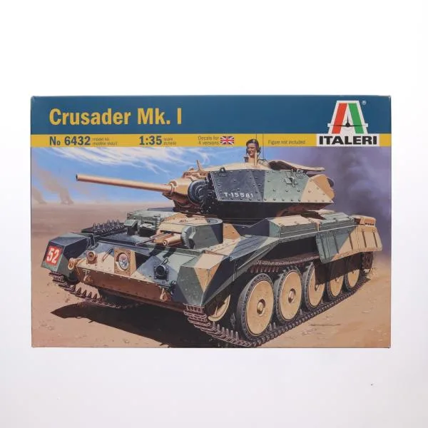 『中古即納』{PTM} 1/35 イギリス戦車 クルセーダー Mk.I プラモデル(6432) ITALERI(イタレリ)(19991231)