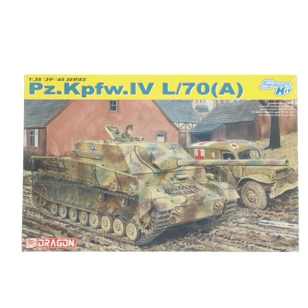 『中古即納』{PTM} '39-'45 SERIES 1/35 WW.II ドイツ軍 IV号駆逐戦車 L/70(A) ツヴィッシェンレーズンク プラモデル(DR6689) DRAGON(ドラゴン)(20120905)