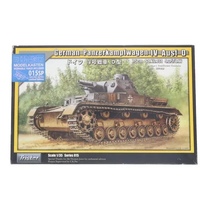 『中古即納』{PTM} シリーズNo.015SP 1/35 ドイツIV号戦車D型 可動履帯付き プラモデル(35015) Tristar(トライスター)(20060228)