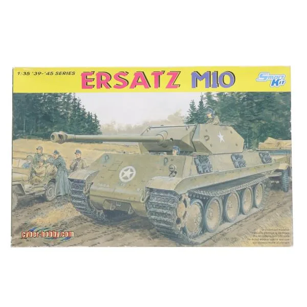 『中古即納』{PTM} '39-'45 SERIES 1/35 WW.II ドイツ軍 M10パンター(偽装戦車) グライフ作戦 1944 プラモデル(CH6561) サイバーホビー(20090831)