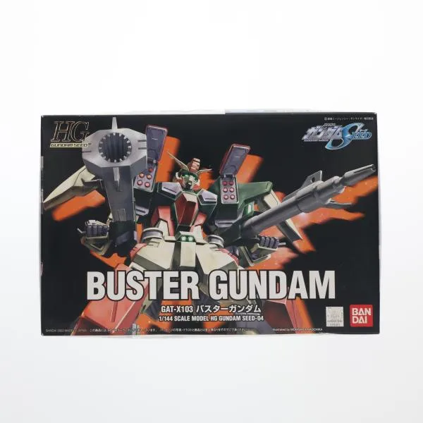 『中古即納』{PTM} HG 1/144 バスターガンダム 機動戦士ガンダムSEED(シード) プラモデル(0116403) バンダイ(20030131)