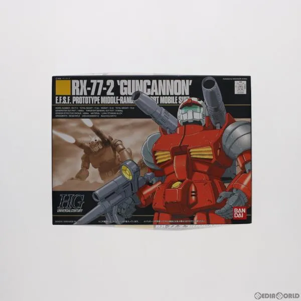 『中古即納』{PTM} HGUC 1/144 RX-77-2 ガンキャノン 機動戦士ガンダム プラモデル(0072918) バンダイ(20000917)