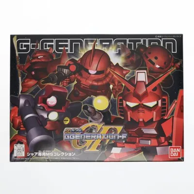 『中古即納』{PTM} SDガンダム BB戦士 シャア専用MS コレクション(5体セット) SDガンダム G GENARAION-F プラモデル(0077172) バンダイ(20000809)