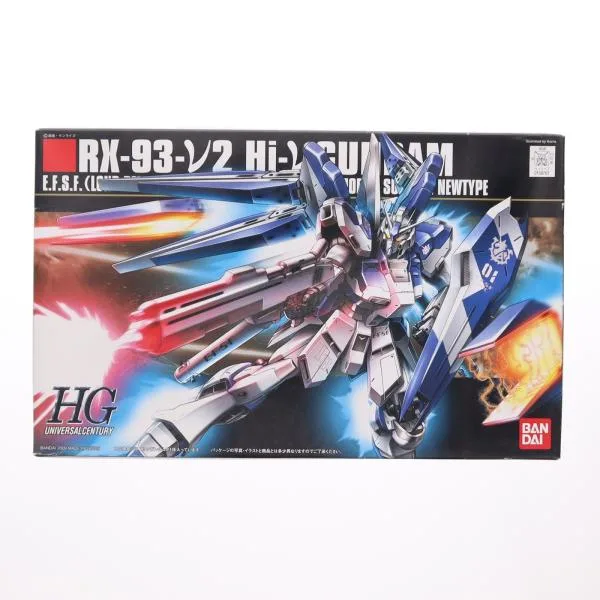 『中古即納』{PTM} HGUC 1/144 RX-93-2ν Hi-νガンダム 機動戦士ガンダム 逆襲のシャア プラモデル(0158762) バンダイ(20180720)