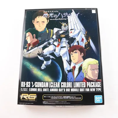 『中古即納』{PTM} イベント限定 RG 1/144 RX-93 νガンダム(クリアカラー) 初回限定パッケージ ガンダム逆襲のシャア プラモデル バンダイスピリッツ(20200619)