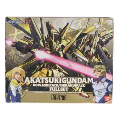 『中古即納』{PTM} 1/100 ORB-01 アカツキガンダム(オオワシパック/シラヌイパックフルセット) 機動戦士ガンダムSEED DESTINY プラモデル バンダイ(20070331)