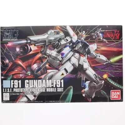 『中古即納』{PTM} HGUC 1/144 ガンダムF91 機動戦士ガンダムF91 プラモデル(0185142) バンダイ(20131231)
