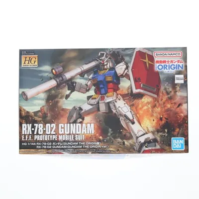 『中古即納』{PTM} HG 1/144 RX-78-02 ガンダム(GUNDAM THE ORIGIN版) 機動戦士ガンダム THE ORIGIN プラモデル(5058929) バンダイスピリッツ(20200529)