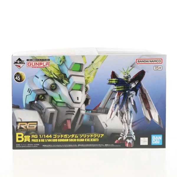 『中古即納』{PTM} B賞 RG 1/144 ゴッドガンダム ソリッドクリア 一番くじ ガンプラ 2024 機動武闘伝Gガンダム プラモデル バンダイスピリッツ(20240823)