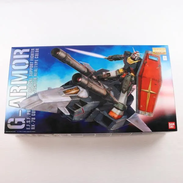 『中古即納』{PTM} MG 1/100 Gアーマー リアルタイプカラー 機動戦士ガンダム プラモデル(0158763) バンダイ(20090625)