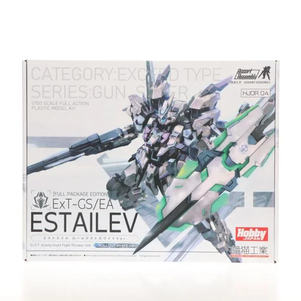 『中古即納』{PTM} 特典クリアーパーツ無し 1/100 エストエイル ロールアウトホワイトVer. プラモデル ホビージャパン/橘猫工業(ORANGE CAT INDUSTRY)(20241213)