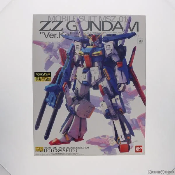 『中古即納』{PTM} MG 1/100 MSZ-010 ダブルゼータガンダム Ver.Ka ガンダムZZ プレミアムデカール同梱版 プラモデル(0222236) バンダイ(20170923)