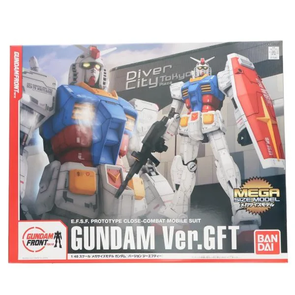 『中古即納』{PTM} ガンダムフロント東京限定 メガサイズモデル 1/48 RX-78-2 ガンダム Ver.GFT 機動戦士ガンダム プラモデル(0176482) バンダイ(19991231)