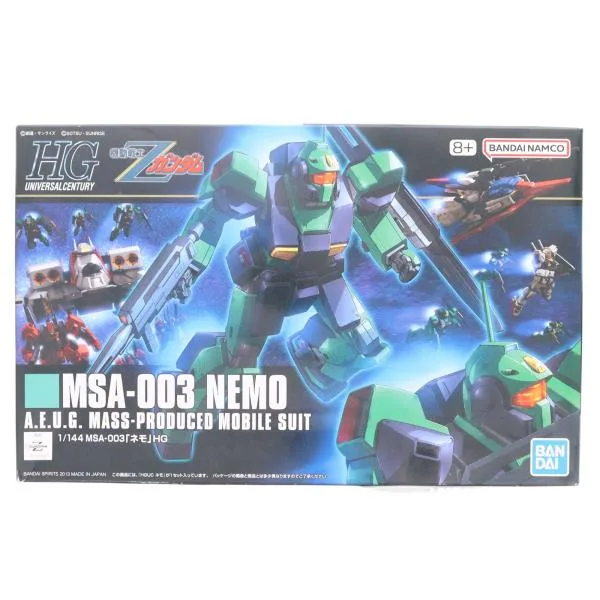 『中古即納』{PTM} (再販) HGUC 1/144 MSA-003 ネモ 機動戦士Zガンダム プラモデル(8056834) バンダイスピリッツ(20260919)