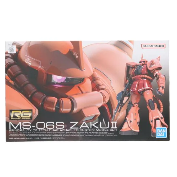 "Used Immediate Delivery" {PTM} (Resale) RG 1/144 MS-06S Char's Zaku Mobile Suit Gundam Plastic Model (5061595) Bandai Spirits (20260919)