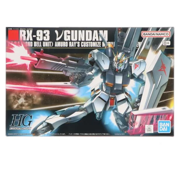 『中古即納』{PTM} HGUC 1/144 RX-93 νガンダム 機動戦士ガンダム 逆襲のシャア プラモデル(5057953) バンダイスピリッツ(20200919)