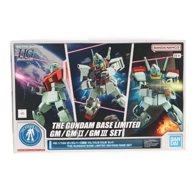 "Used Immediate Delivery" {PTM} Gundam Base Limited HG 1/144 Jim/Gym II/Gym III Set Mobile Suit Gundam Plastic Model Bandai Spirits (20230610)