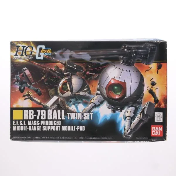 『中古即納』{PTM} HGUC 1/144 RB-79 ボール ツインセット機動戦士ガンダム プラモデル(0164569) バンダイ(20180828)