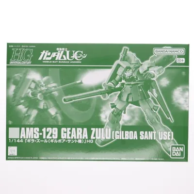 "มือสองจัดส่งทันที" {PTM} Preban Limited HGUC 1/144 AMS-129 Gila Zulu (Gilboa Santo Machine) Mobile Suit Gundam UC Plastic Model Bandai Spirits (20240731)
