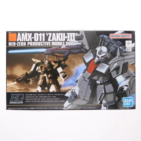 『中古即納』{PTM} (再販) HGUC 1/144 AMX-011 ザクIII 機動戦士ガンダムZZ(ダブルゼータ) プラモデル(5063140) バンダイスピリッツ(20250315)