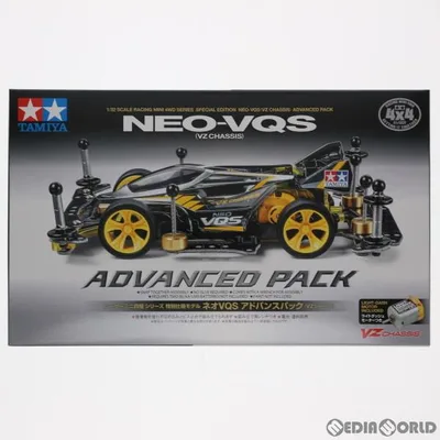 『中古即納』{PTM} レーサーミニ四駆シリーズ 1/32 ネオVQS アドバンスパック VZシャーシ ミニ四駆特別企画 プラモデル(95598) タミヤ(20201211)