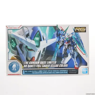 『中古即納』{PTM} ガンダムベース限定 RG 1/144 GNT-0000/FS ダブルオークアンタフルセイバー クリアカラー ガンダム プラモデル バンダイスピリッツ(20181231)