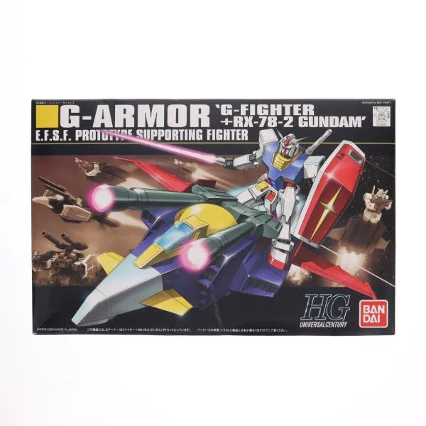 『中古即納』{PTM} HGUC 1/144 Gアーマー(Gファイター+RX-78-2 ガンダム) 機動戦士ガンダム シリーズNo.050 プラモデル(0129453) バンダイ(20181109)
