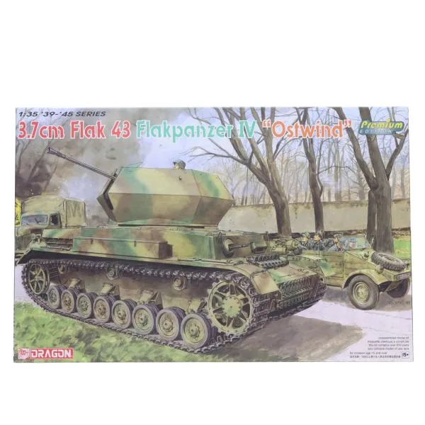 『中古即納』{PTM} 1/35 WW.II ドイツ軍 IV号対空戦車 オストヴィント マジックトラック/アルミ砲身/3Dプリントパーツ付 キット プラモデル DRAGON(20240721)