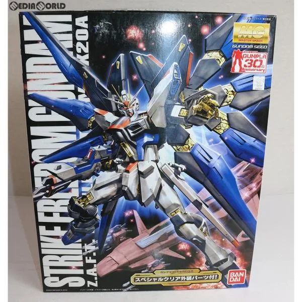 『中古即納』{PTM} MG 1/100 ストライクフリーダムガンダム スペシャルクリア外装パーツ付 機動戦士ガンダムSEED DESTINY プラモデル バンダイ(20091220)