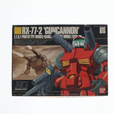 『中古即納』{PTM} HGUC 1/144 RX-77-2 ガンキャノン 機動戦士ガンダム プラモデル(0072918) バンダイ(20000917)
