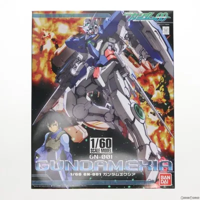 『中古即納』{PTM} 1/60 GN-001 ガンダムエクシア 機動戦士ガンダム00(ダブルオー) プラモデル(0152158) バンダイ(20170930)