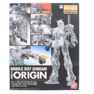 『中古即納』{PTM} MG 1/100 RX-78-02 ガンダム(GUNDAM THE ORIGIN版) メカニカルクリアVer. プラモデル GUNDAM PRODUCT ART ORIGIN展限定 バンダイ(20160803)