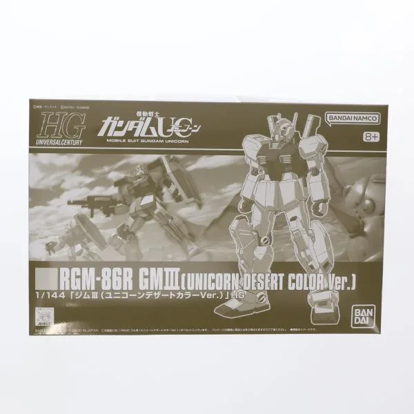 『中古即納』{PTM} プレバン限定 HGUC 1/144 RGM-86R ジムIII(ユニコーンデザートカラーVer.) 機動戦士ガンダムUC プラモデル バンダイスピリッツ(20240920)