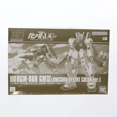 『中古即納』{PTM} プレバン限定 HGUC 1/144 RGM-86R ジムIII(ユニコーンデザートカラーVer.) 機動戦士ガンダムUC プラモデル バンダイスピリッツ(20240920)