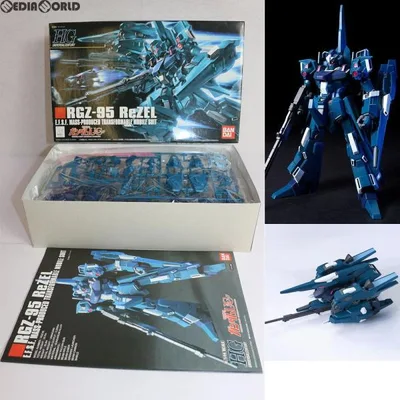『中古即納』{PTM} HGUC 1/144 RGZ-95 リゼル 機動戦士ガンダムUC(ユニコーン) プラモデル(0161569) バンダイ(20180411)