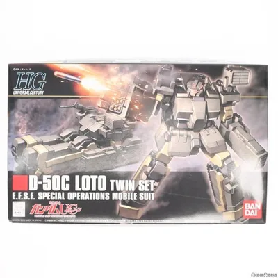 "มือสองจัดส่งทันที" {PTM} HGUC 1/144 Loto Twin Set Mobile Suit กันดั้ม UC (ยูนิคอร์น) โมเดลพลาสติก (0162049) Bandai (20170922)