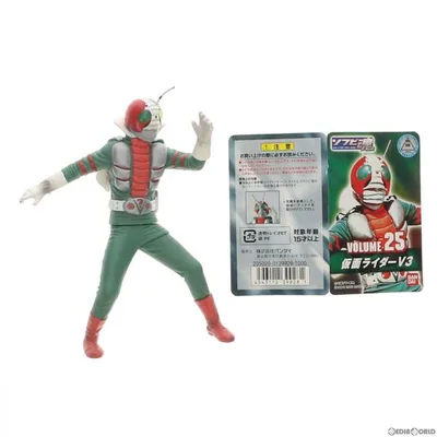 『中古即納』{SFT} ソフビ魂 Vol.25 仮面ライダーV3 完成品 ソフビフィギュア バンダイ(20060510)