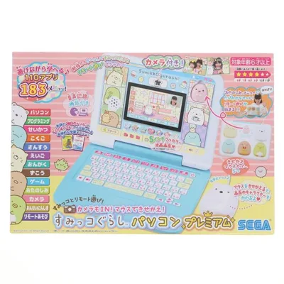 『中古即納』{TOY} カメラもIN!マウスできせかえ! すみっコぐらしパソコン プレミアム 完成トイ セガトイズ(20210729)
