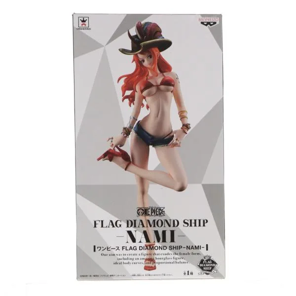 『中古即納』{FIG} ナミ ワンピース FLAG DIAMOND SHIP-NAMI- ONE PIECE フィギュア プライズ(37961) バンプレスト(20171207)