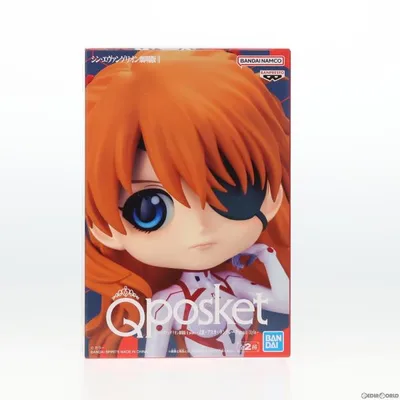 『中古即納』{FIG} 式波・アスカ・ラングレー B(髪オレンジ) シン・エヴァ劇場版 Q posket- Plugsuit Style- フィギュア プライズ バンプレスト(20230910)