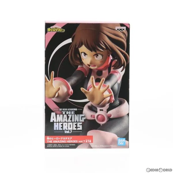 『中古即納』{FIG} 麗日お茶子(うららかおちゃこ) 僕のヒーローアカデミア THE AMAZING HEROES vol.7 フィギュア プライズ(81931) バンプレスト(20200320)